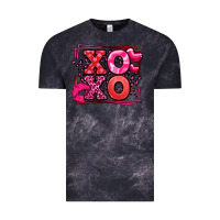 Cloud Black Xoxo Valentine's Day leopard frame Vintage Tee - LillyAllenDesigns