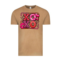 Vintage Camel Xoxo Valentine's Day leopard frame Vintage Tee - LillyAllenDesigns