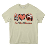 Mossy Peace Love Dalmatians Heavy Core Tee - Jasminsmagicworld