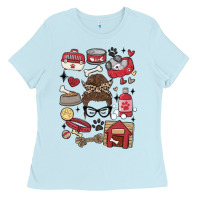 Baby Blue can't talk right now i'm busy doing dog mom Ladies Tee - MaliasSmallBusiness