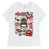 White can't talk right now i'm busy doing dog mom Ladies Tee - MaliasSmallBusiness