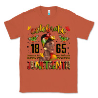 Copper celebrate 1865 juneteenth with black woman Classic Tee - LillyAllenDesigns