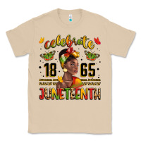 Mushroom celebrate 1865 juneteenth with black woman Classic Tee - LillyAllenDesigns