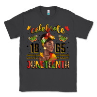 Smoke celebrate 1865 juneteenth with black woman Classic Tee - LillyAllenDesigns