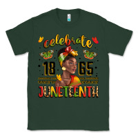 Sports Green celebrate 1865 juneteenth with black woman Classic Tee - LillyAllenDesigns