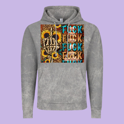 Fuck Vintage Hoodie Designed By Lillyallendesigns