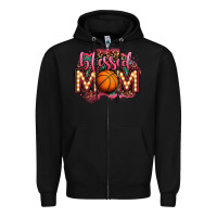 Black blessed basketball mom lightbulb letters Zipper Hoodie - OliviaCreatesArt