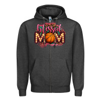 Charcoal Heather blessed basketball mom lightbulb letters Zipper Hoodie - OliviaCreatesArt