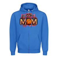True Royal blessed basketball mom lightbulb letters Zipper Hoodie - OliviaCreatesArt