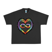 Pigment Black autism heart Urban Heavy Tee - Artiststas
