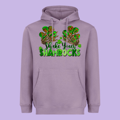 Shake Your Shamrocks Heavyweight Hoodie Designed By Fadigitalartstudio