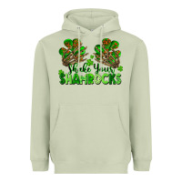 Matcha Shake Your Shamrocks Heavyweight Hoodie - FaDigitalArtStudio