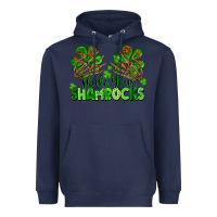 Navy Shake Your Shamrocks Heavyweight Hoodie - FaDigitalArtStudio