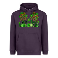 Plum Shake Your Shamrocks Heavyweight Hoodie - FaDigitalArtStudio