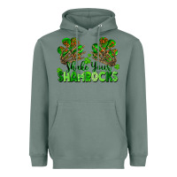 Sage Shake Your Shamrocks Heavyweight Hoodie - FaDigitalArtStudio