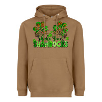 Toasted Coconut Shake Your Shamrocks Heavyweight Hoodie - FaDigitalArtStudio