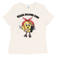 Bone boujee ballpark babe Ladies Tee - MaliasSmallBusiness