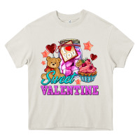 Cream sweet valentine Heavy Core Tee - AdoDesignShop