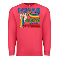 Cardinal Human Rights Are Not Optional Premium Sweatshirt - BundleAndBundleShop
