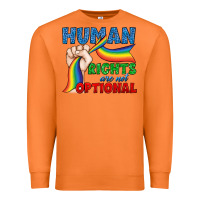 Carrot Human Rights Are Not Optional Premium Sweatshirt - BundleAndBundleShop