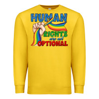 Lemon Human Rights Are Not Optional Premium Sweatshirt - BundleAndBundleShop