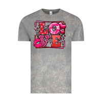 Cloud Rock Love Valentine's Day leopard frame Vintage Tee - LillyAllenDesigns