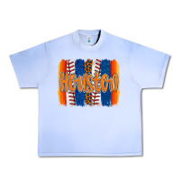 Grape Ice houston baseball team spirit brushstrokes Urban Heavy Tee - Artiststas