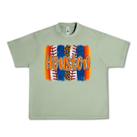 Oil Green houston baseball team spirit brushstrokes Urban Heavy Tee - Artiststas