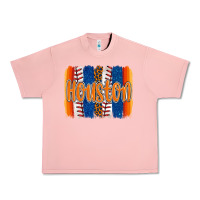 Salmon houston baseball team spirit brushstrokes Urban Heavy Tee - Artiststas