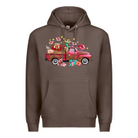 Coffee Western Valentines Day Truck Photography Love Side Premium Hoodie - FaDigitalArtStudio