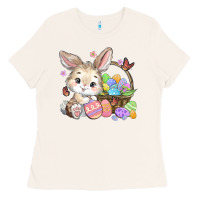Bone easter bunny Ladies Tee - MaliasSmallBusiness