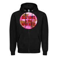 Black self love is the best love olivia Zipper Hoodie - OliviaCreatesArt
