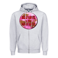 Heather Grey self love is the best love olivia Zipper Hoodie - OliviaCreatesArt