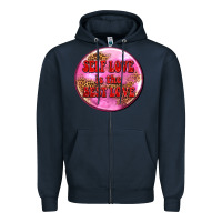 Navy self love is the best love olivia Zipper Hoodie - OliviaCreatesArt