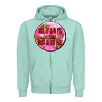 Seafoam self love is the best love olivia Zipper Hoodie - OliviaCreatesArt