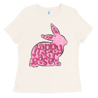 Bone happy easter rabbit Ladies Tee - MaliasSmallBusiness