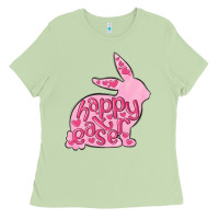 Matcha happy easter rabbit Ladies Tee - MaliasSmallBusiness