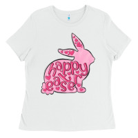 Happy Easter Rabbit Ladies Tee | Teevron