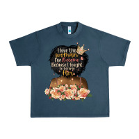 Midnight Navy i love the woman l've become black girl Urban Heavy Tee - Artiststas