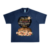 Navy i love the woman l've become black girl Urban Heavy Tee - Artiststas