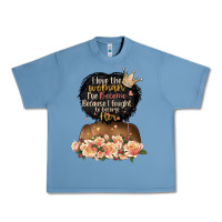 Pebble Blue i love the woman l've become black girl Urban Heavy Tee - Artiststas
