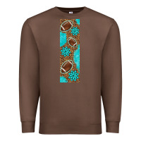 Chestnut american football with leopard pen wraps Premium Sweatshirt - BundleAndBundleShop