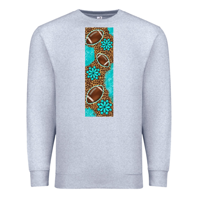 American Football With Leopard Pen Wraps Premium Sweatshirt by BundleAndBundleShop | Teevron