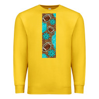 Lemon american football with leopard pen wraps Premium Sweatshirt - BundleAndBundleShop