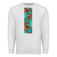 Oatmeal Heather american football with leopard pen wraps Premium Sweatshirt - BundleAndBundleShop