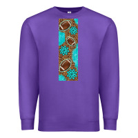 Purple american football with leopard pen wraps Premium Sweatshirt - BundleAndBundleShop