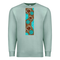 Seafoam american football with leopard pen wraps Premium Sweatshirt - BundleAndBundleShop