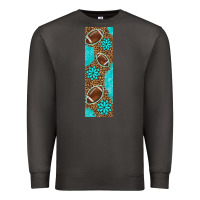 Smoke american football with leopard pen wraps Premium Sweatshirt - BundleAndBundleShop