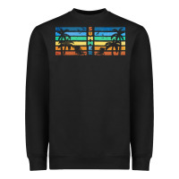 Black retro summer Heavyweight Sweatshirt - TumblerDesignByShophia