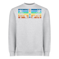 Heather Grey retro summer Heavyweight Sweatshirt - TumblerDesignByShophia